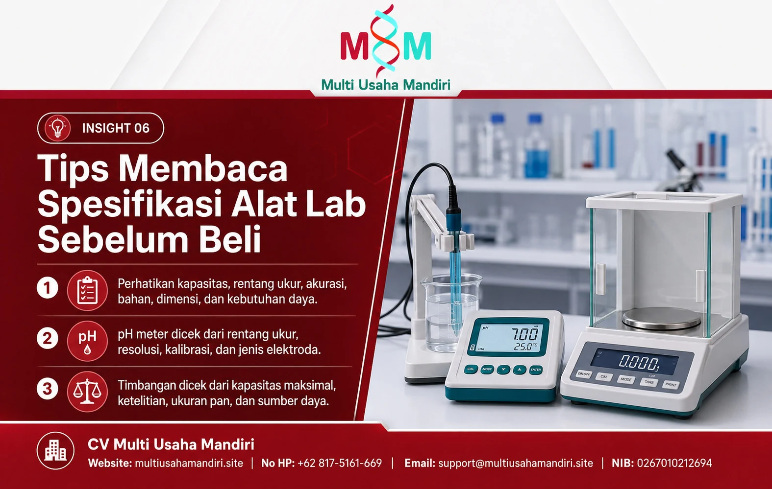 Ilustrasi Tips Membaca Spesifikasi Alat Lab Sebelum Beli