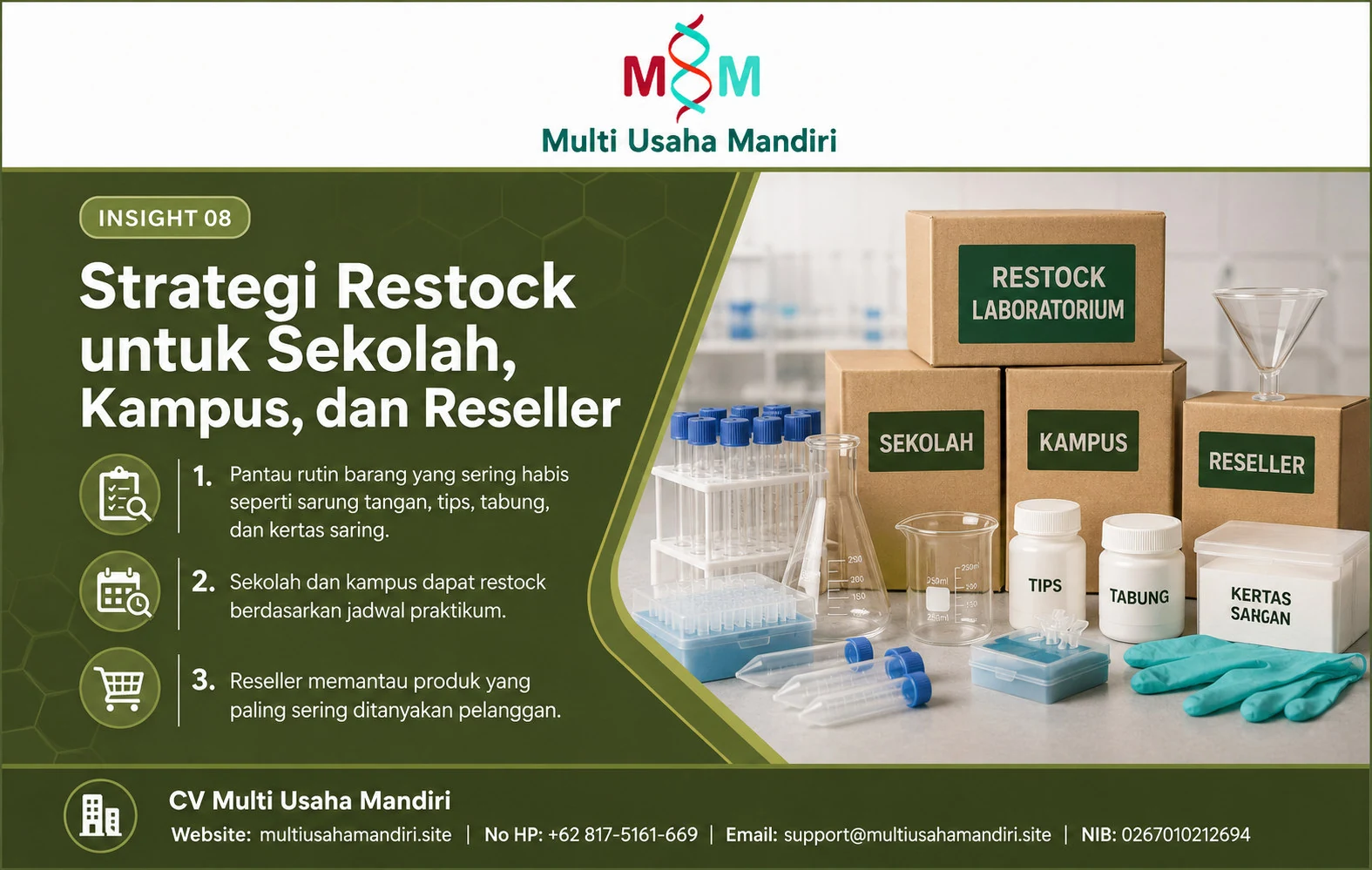 Ilustrasi Strategi Restock untuk Sekolah, Kampus, dan Reseller