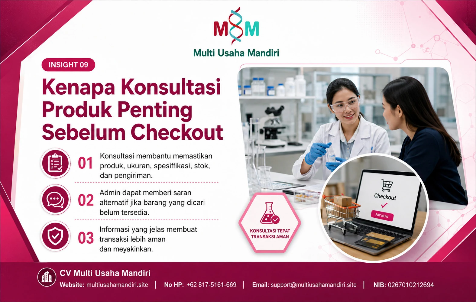 Ilustrasi Kenapa Konsultasi Produk Penting Sebelum Checkout